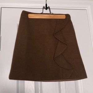 J crew wool skirt